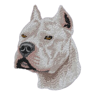 【アメリカンピットブルテリア_3】Dog刺繍ワッペン nui tag アメリカンピットブルテリア