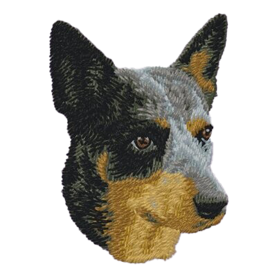 【オーストラリアンキャトルドッグ_1】Dog刺繍ワッペン nui tag オーストラリアンキャトルドッグ