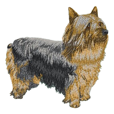 【オーストラリアンシルキーテリア_2】Dog刺繍ワッペン nui tag オーストラリアンシルキーテリア