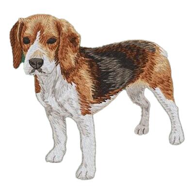 【ビーグル_3】Dog刺繍ワッペン nui tag ビーグル