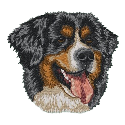 【バーニーズマウンテンドッグ_1】Dog刺繍ワッペン nui tag バーニーズマウンテンドッグ