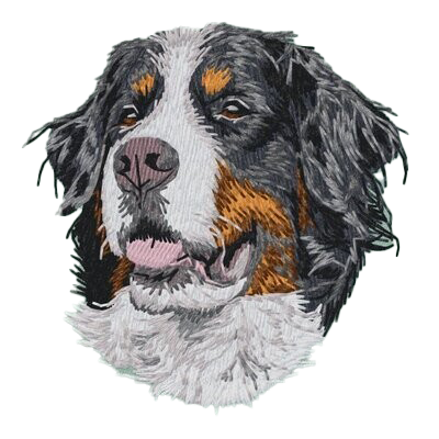 【バーニーズマウンテンドッグ_2】Dog刺繍ワッペン nui tag バーニーズマウンテンドッグ