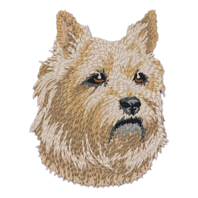【ケアーン・テリア_3】Dog刺繍ワッペン nui tag ケアーン・テリア