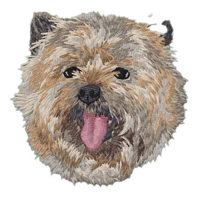 【ケアーン・テリア_4】Dog刺繍ワッペン nui tag ケアーン・テリア