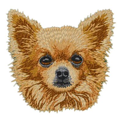 【チワワ_2】Dog刺繍ワッペン nui tag チワワ