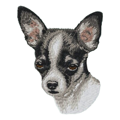 【チワワ_6】Dog刺繍ワッペン nui tag チワワ