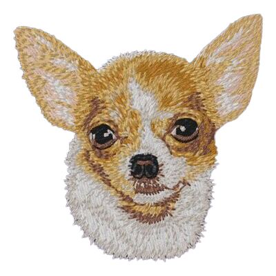 【チワワ_8】Dog刺繍ワッペン nui tag チワワ