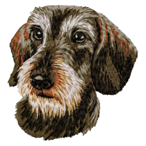 【ダックスフント_7】Dog刺繍ワッペン nui tag ダックスフント