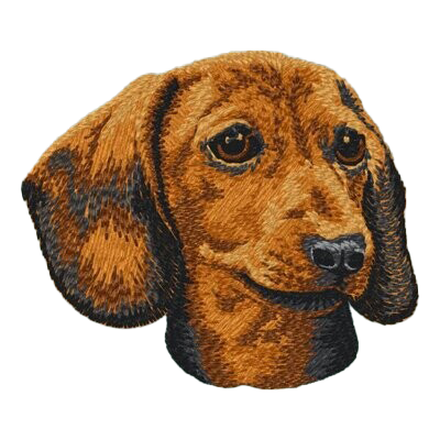 【ダックスフント_2】Dog刺繍ワッペン nui tag ダックスフント