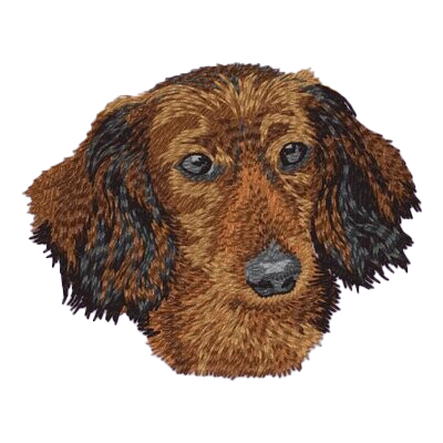 【ダックスフント_3】Dog刺繍ワッペン nui tag ダックスフント