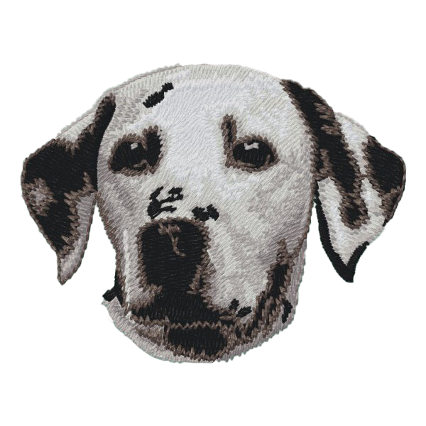 【ダルメシアン_1】Dog刺繍ワッペン nui tag ダルメシアン