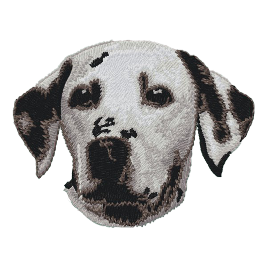 【ダルメシアン_1】Dog刺繍ワッペン nui tag ダルメシアン