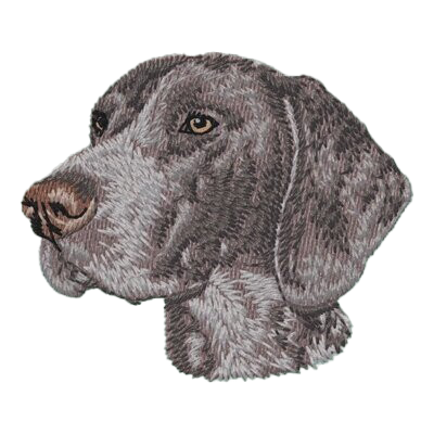 【ジャーマンショートヘアードポインター_1】Dog刺繍ワッペン nui tag ジャーマンショートヘアードポインター