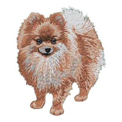 【ジャーマン・スピッツ_1】Dog刺繍ワッペン nui tag ジャーマン・スピッツ