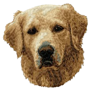 【ゴールデンレトリバー_3】Dog刺繍ワッペン nui tag ゴールデンレトリバー