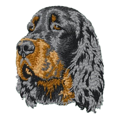 【ゴードン・セッター_3】Dog刺繍ワッペン nui tag ゴードン・セッター