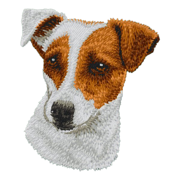 【ジャック・ラッセル・テリア_10】Dog刺繍ワッペン nui tag ジャック・ラッセル・テリア