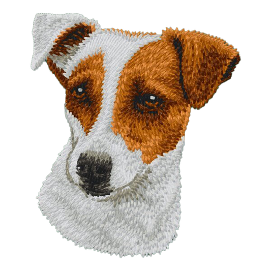 【ジャック・ラッセル・テリア_10】Dog刺繍ワッペン nui tag ジャック・ラッセル・テリア