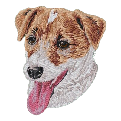 【ジャック・ラッセル・テリア_3】Dog刺繍ワッペン nui tag ジャック・ラッセル・テリア