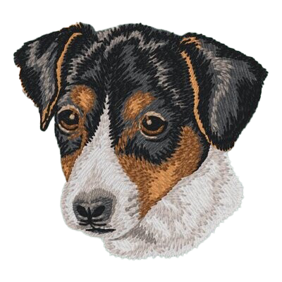 【ジャック・ラッセル・テリア_5】Dog刺繍ワッペン nui tag ジャック・ラッセル・テリア