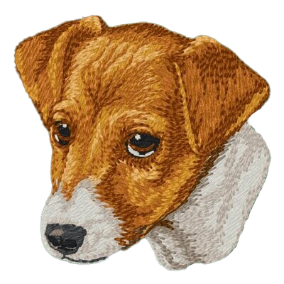 【ジャック・ラッセル・テリア_9】Dog刺繍ワッペン nui tag ジャック・ラッセル・テリア
