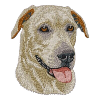 【ラブラドールレトリバー_4】Dog刺繍ワッペン nui tag ラブラドールレトリバー