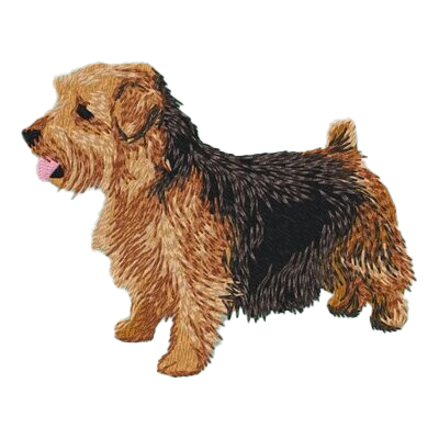 【ノーフォークテリア_1】Dog刺繍ワッペン nui tag ノーフォークテリア