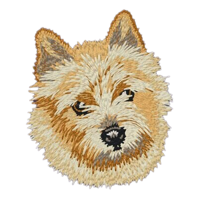 【ノーリッチ・テリア_1】Dog刺繍ワッペン nui tag ノーリッチ・テリア