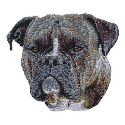 【オールド・イングリッシュ・ブルドッグ_2】Dog刺繍ワッペン nui tag オールド・イングリッシュ・ブルドッグ