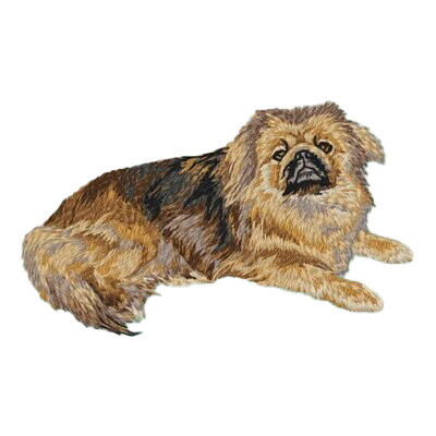 【ペキニーズ_1】Dog刺繍ワッペン nui tag ペキニーズ