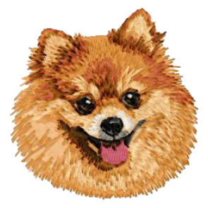 【ポメラニアン_3】Dog刺繍ワッペン nui tag ポメラニアン
