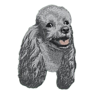 【プードル_1】Dog刺繍ワッペン nui tag プードル