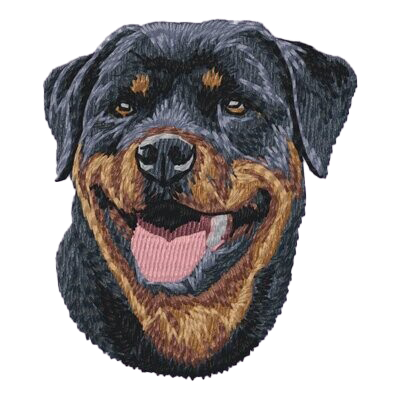 【ロットワイラー_3】Dog刺繍ワッペン nui tag ロットワイラー