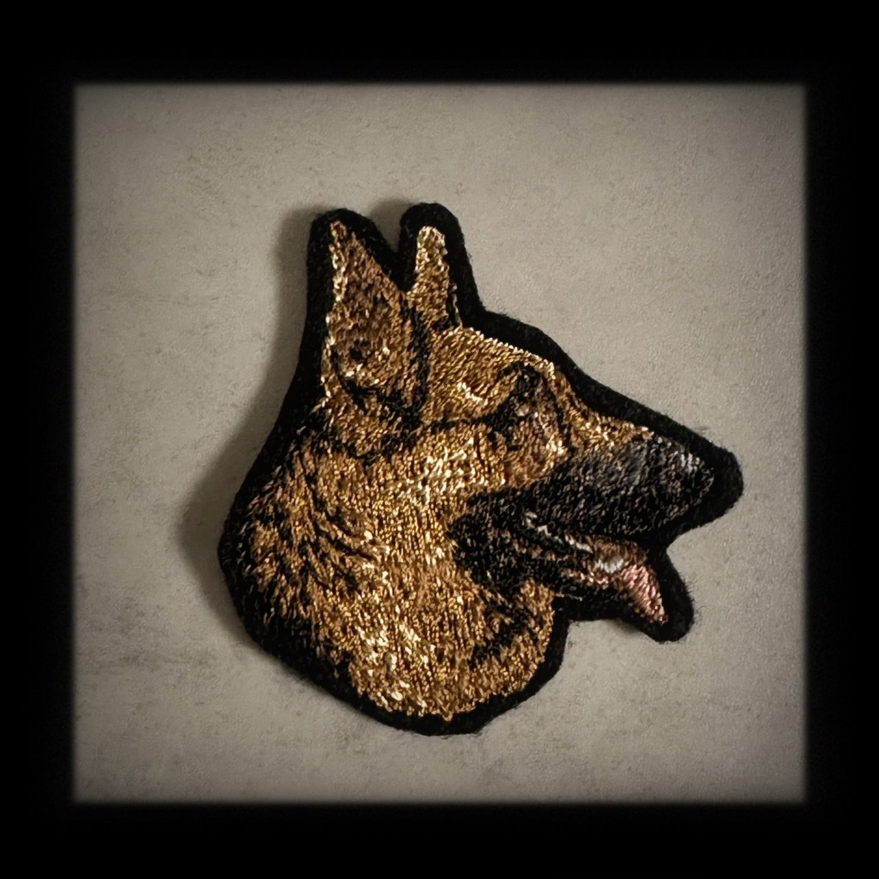 【ジャーマンシェパード_1】Dog刺繍ワッペン nui tag ジャーマンシェパード
