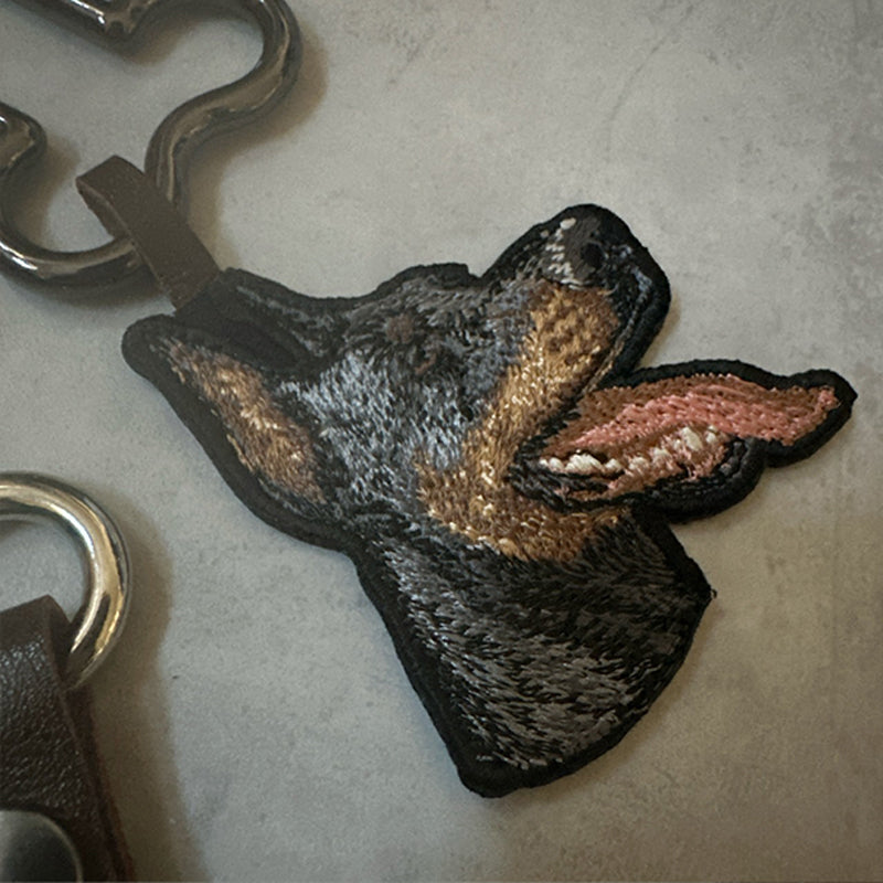 【発送~1/25まで】Dog刺繍キーホルダー