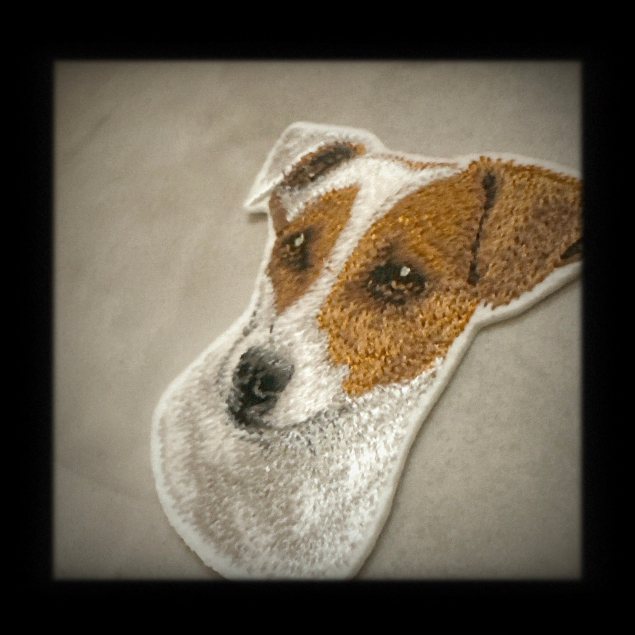 【ジャック・ラッセル・テリア_10】Dog刺繍ワッペン nui tag ジャック・ラッセル・テリア