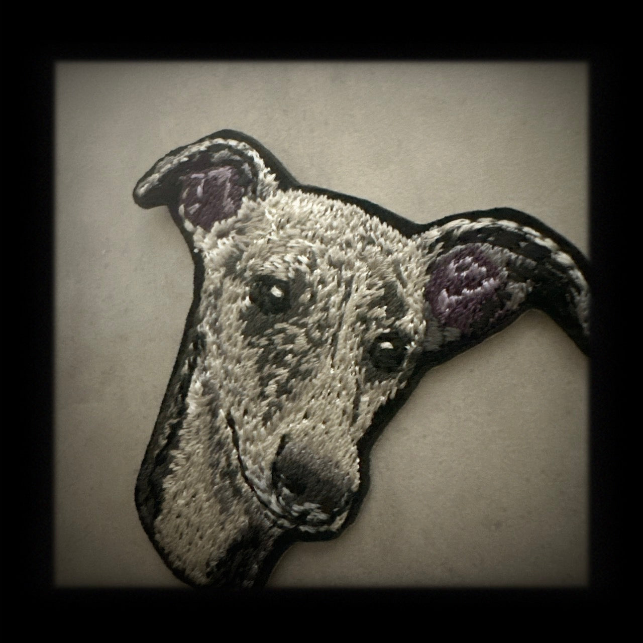 【ウィペット_1】Dog刺繍ワッペン nui tag ウィペット