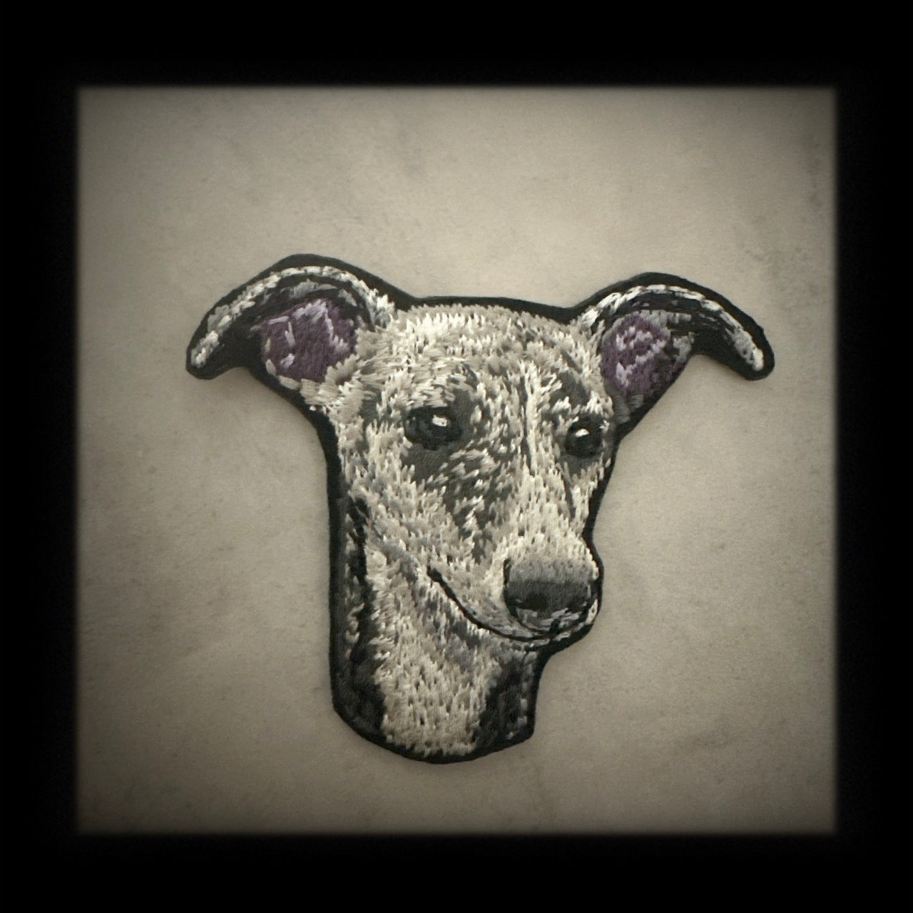【ウィペット_1】Dog刺繍ワッペン nui tag ウィペット