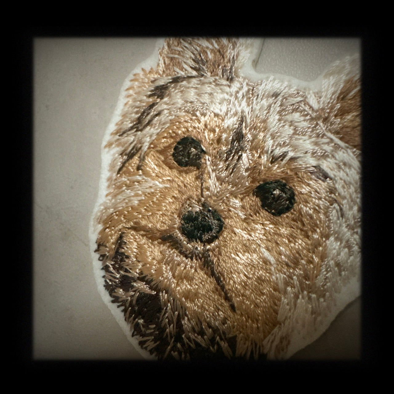 【ヨークシャーテリア_1】Dog刺繍ワッペン nui tag ヨークシャーテリア