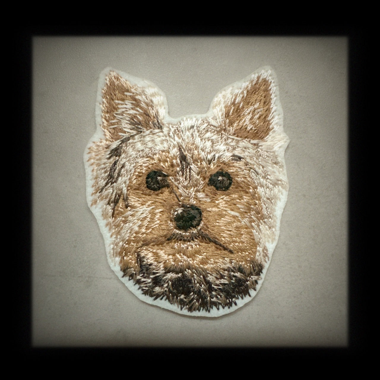 【ヨークシャーテリア_1】Dog刺繍ワッペン nui tag ヨークシャーテリア