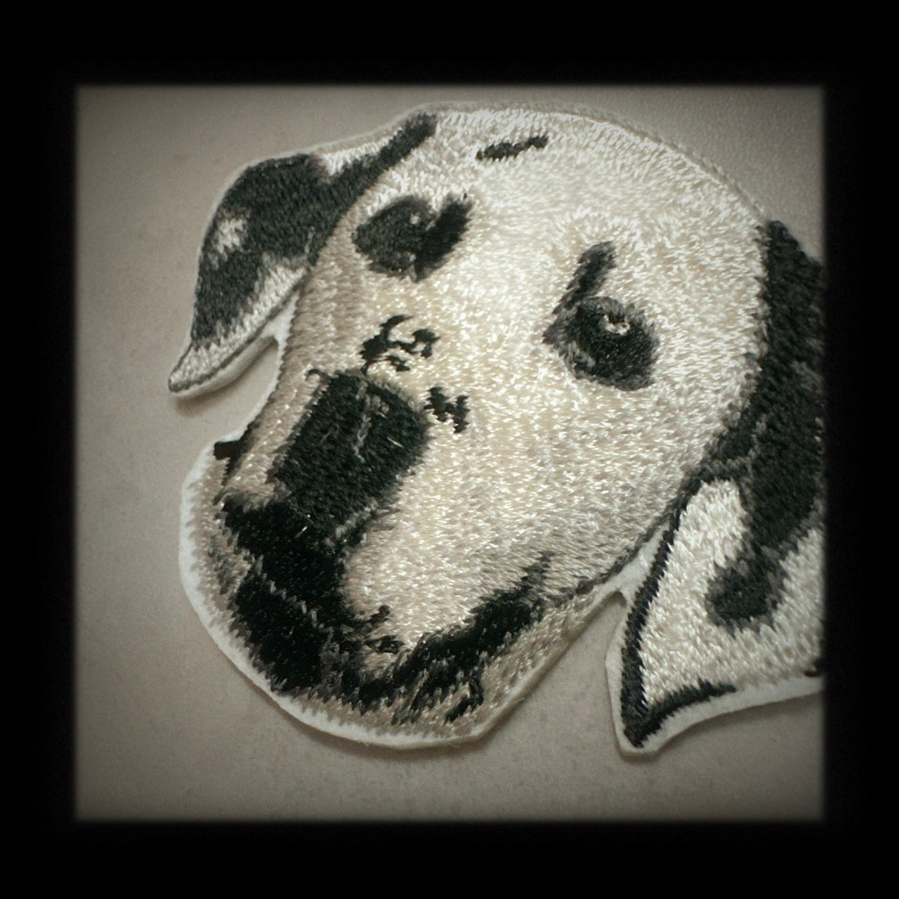 【ダルメシアン_1】Dog刺繍ワッペン nui tag ダルメシアン