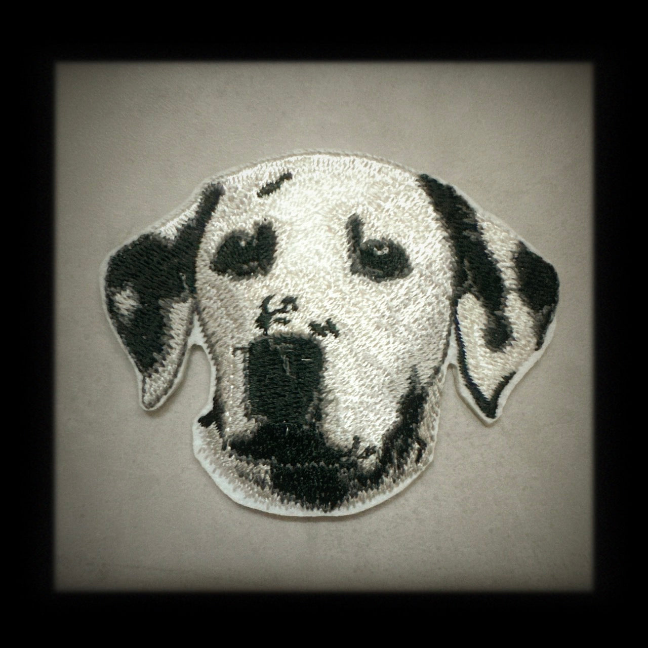 【ダルメシアン_1】Dog刺繍ワッペン nui tag ダルメシアン