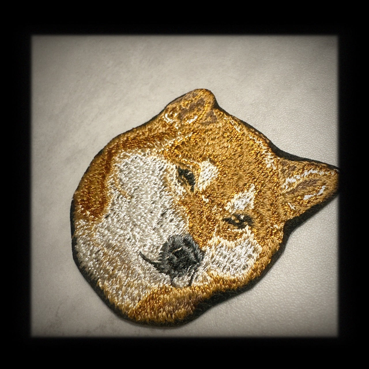 【柴犬_1】Dog刺繍ワッペン nui tag 柴犬