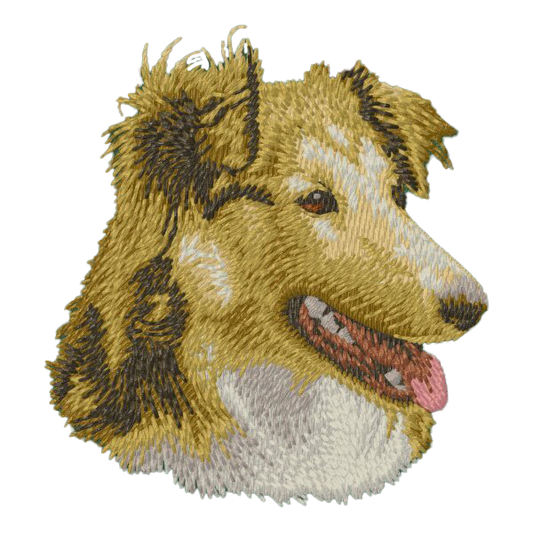 【シェットランド・シープドッグ_1】Dog刺繍ワッペン nui tag シェットランド・シープドッグ