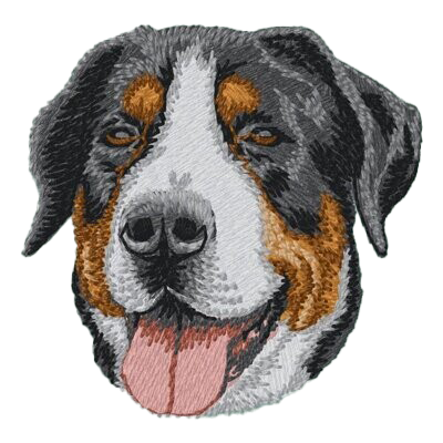 【スイス・マウンテン・ドッグ_1】Dog刺繍ワッペン nui tag スイス・マウンテン・ドッグ