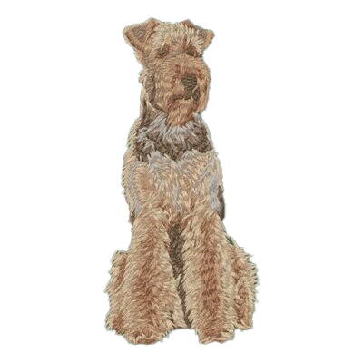 【ウェルシュ・テリア_1】Dog刺繍ワッペン nui tag ウェルシュ・テリア