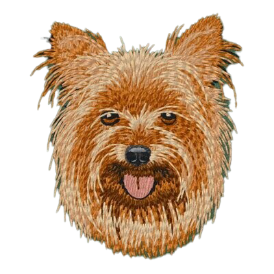 【ヨークシャーテリア_2】Dog刺繍ワッペン nui tag ヨークシャーテリア