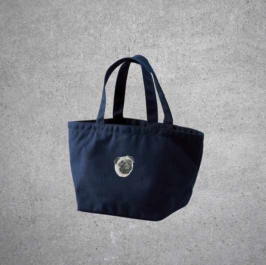 DOG刺繍　キャンバス ランチバッグ