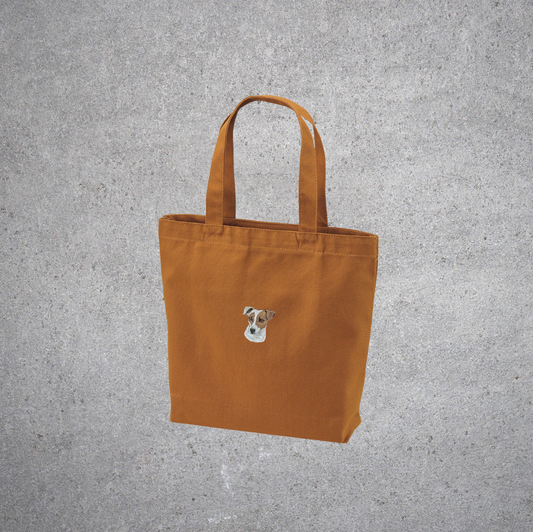 DOG刺繍　キャンバス トートバッグ（中）