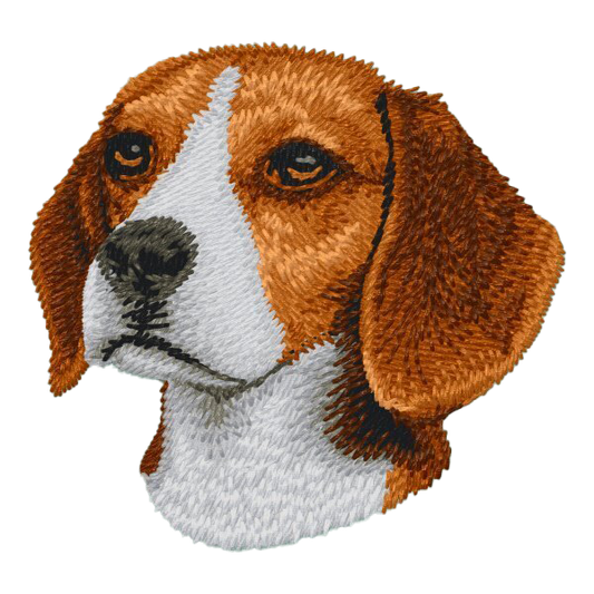 【ビーグル_1】Dog刺繍ワッペン nui tag ビーグル